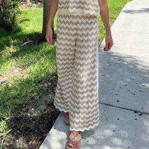 Daytripper Wavy Chevron Knit Pants